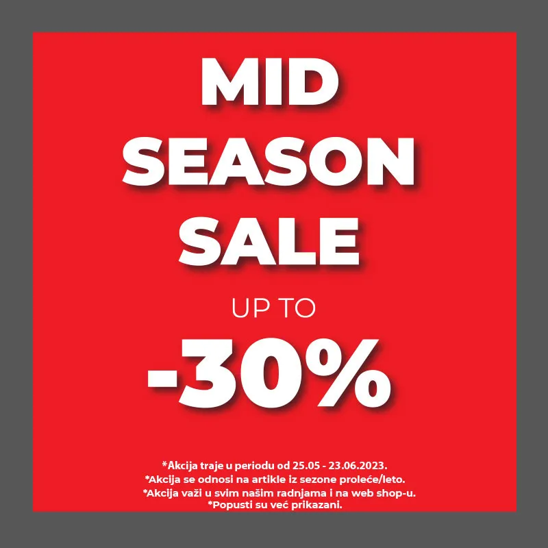 MID SEASON SALE