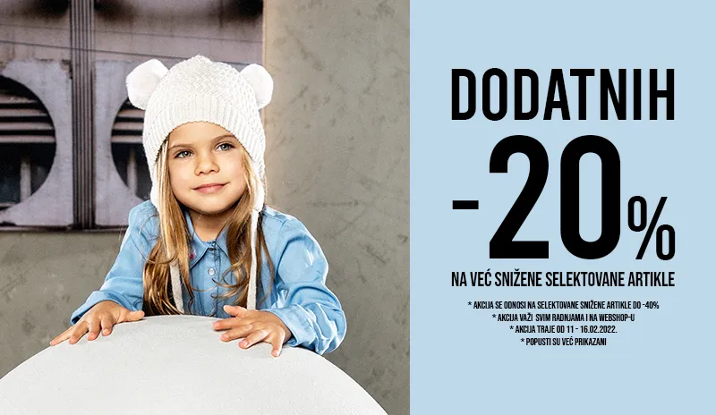 DODATNIH 20%
