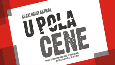 Svaki drugi artikal upola cene