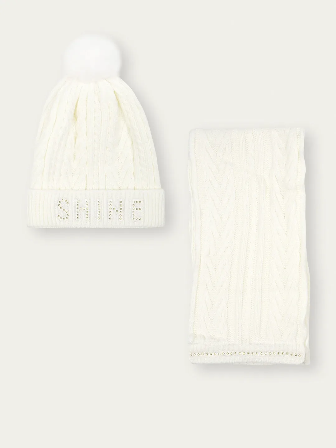 SET (KAPA+SAL+RUKAVICE) ZA DEVOJČICE BEB