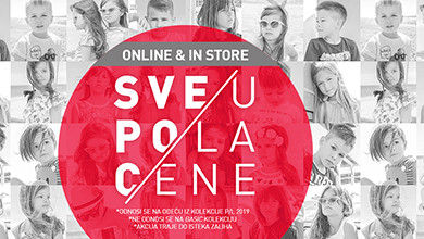 | AKCIJA | -50% NA KOLEKCIJU PROLEĆE LETO 2019