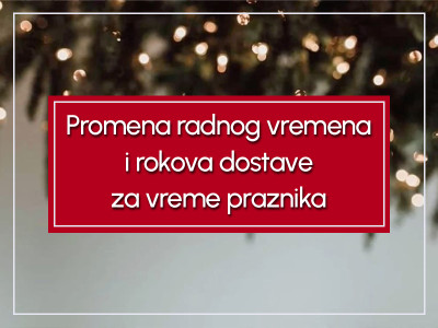 RADNO VREME ZA PRAZNIKE