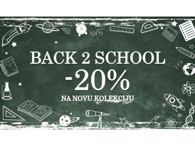 Back To School akcija je u toku!