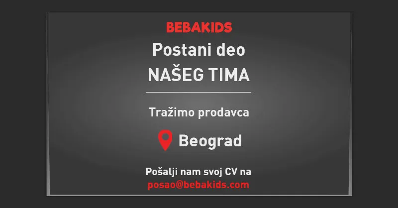 TRAŽIMO PRODAVCA U BEOGRADU