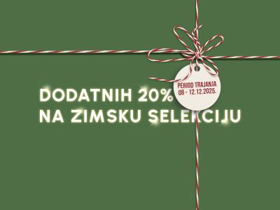 DODATNIH 20% POPUSTA NA SELEKCIJU ZIMSKOG PROGRAMA ZA DECU