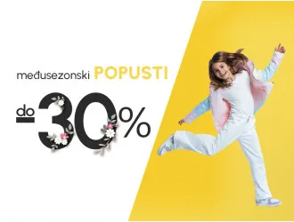 MEĐUSEZONSKI POPUSTI I DO 30%
