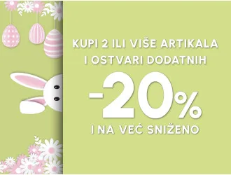 USKRŠNJA AKCIJA DODATNIH 20% I NA VEĆ SNIŽENO