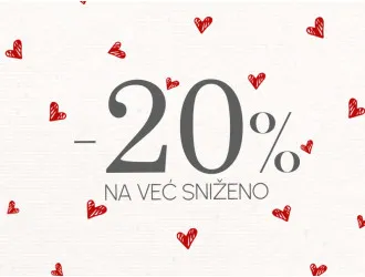 SLAVIMO LJUBAV uz dodatnih 20% na sve već sniženo!