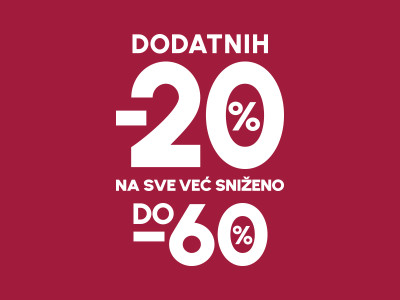 Dodatnih 20% na već sniženo!