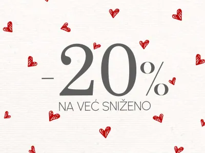 SLAVIMO LJUBAV uz dodatnih 20% na sve već sniženo!