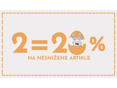 >> akcija 2=20% <<