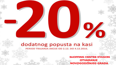 -20% popusta u TC Stadion