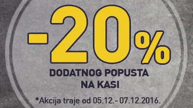 Dodatni popust na kasi