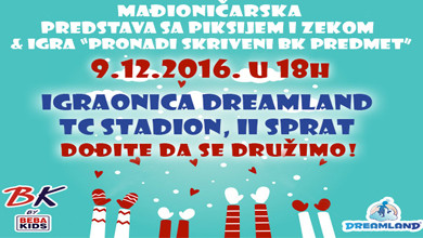 Super druženje u Dreamland igraonici (TC Stadion)