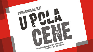 Svaki drugi artikal upola cene