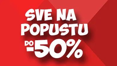 | SNIŽENJE DO - 50% | 