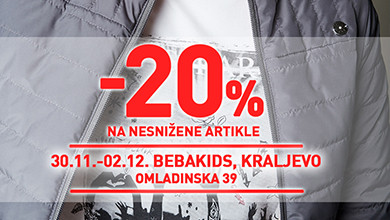 | AKCIJA -20% |