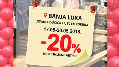 AKCIJA -20%   I Otvaranje I