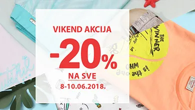 I  VIKEND AKCIJA  -20%  I