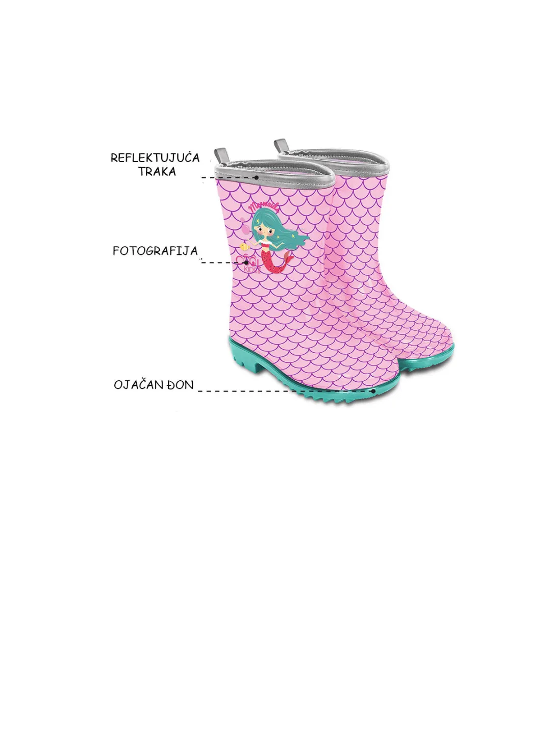 CIZME ZA DEVOJCICE SIRENA