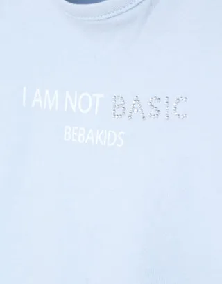 MAJICA BASIC ZA DEVOJČICE PLAVA