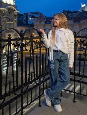 TEKSAS PANTALONE ZA DEVOJČICE TARA