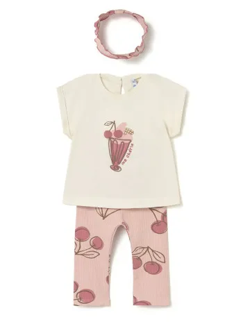 KOMPLET HELANKE, MAJICA I TRAKA ZA KOSU