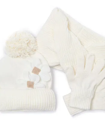 SET (KAPA+SAL+RUKAVICE) ZA DEVOJČICE MAY