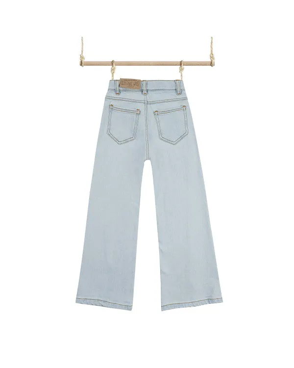 TEKSAS PANTALONE ZA DEVOJČICE GREY2