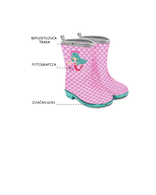 CIZME ZA DEVOJCICE SIRENA