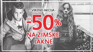 | AKCIJA do -50% na zimske jakne |