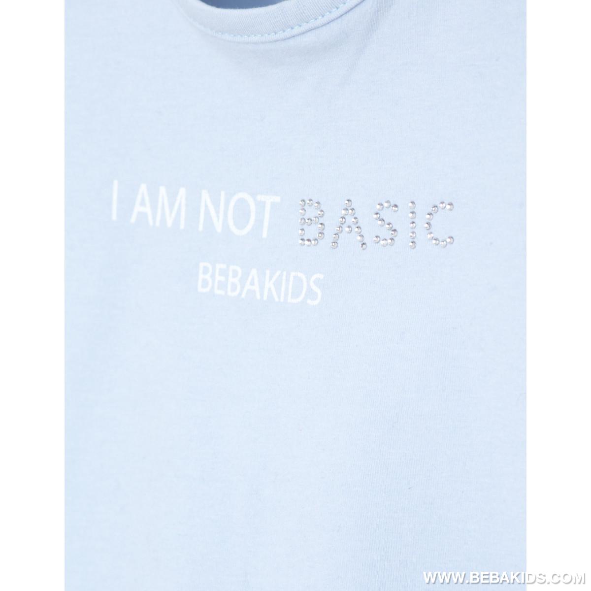 MAJICA ZA DEVOJČICE BASIC PLAVA