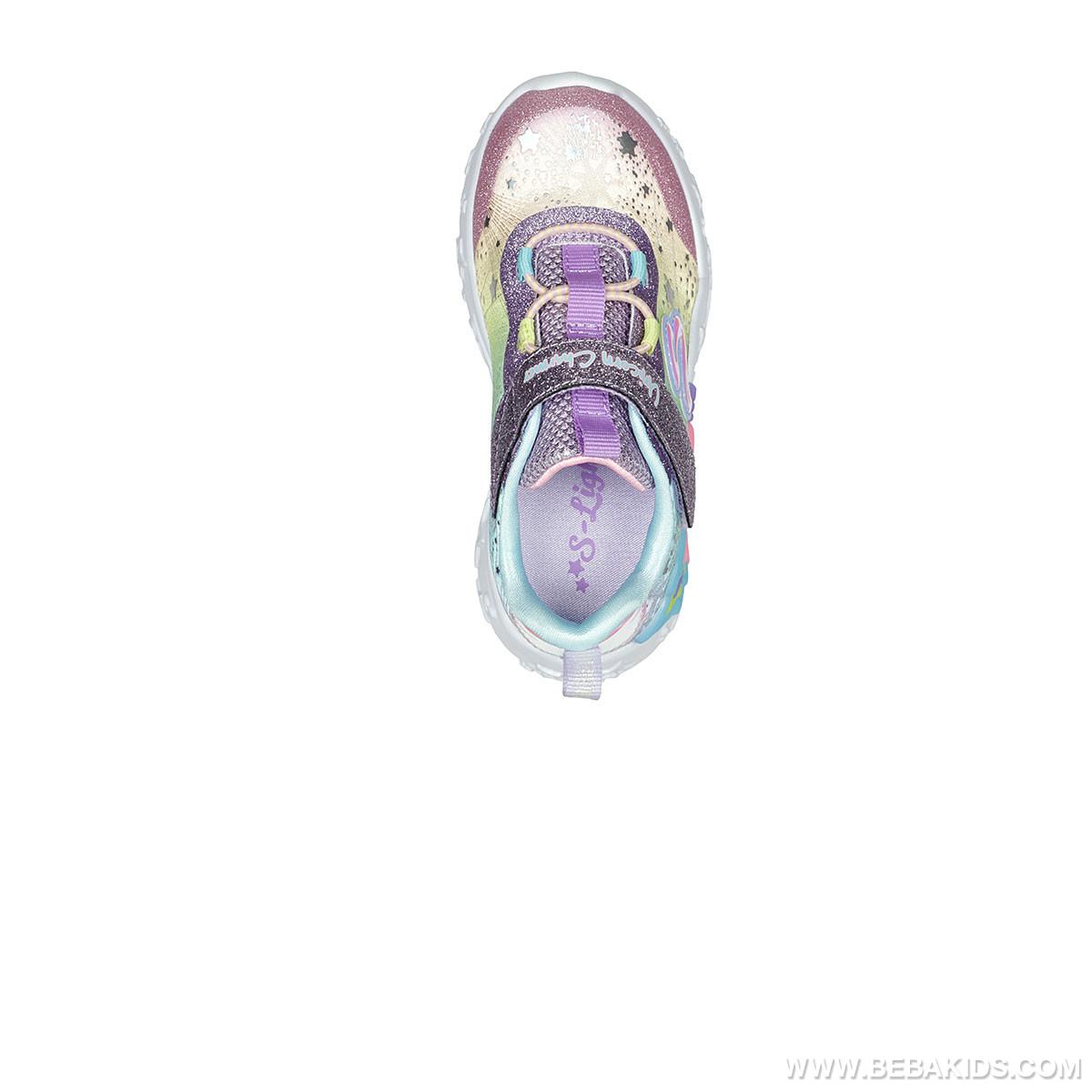 Skechers kids' new arrivals lumi-luxe-sparkle quest sneaker